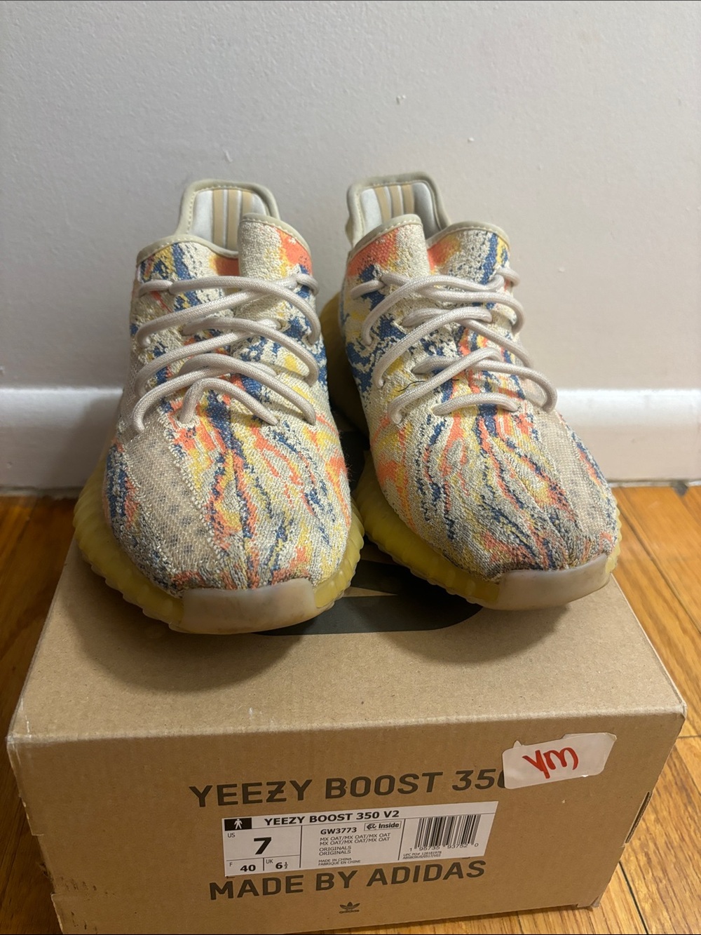 adidas Yeezy Boost 350 V2 — Multicolor Yellow/Blue/Orange
